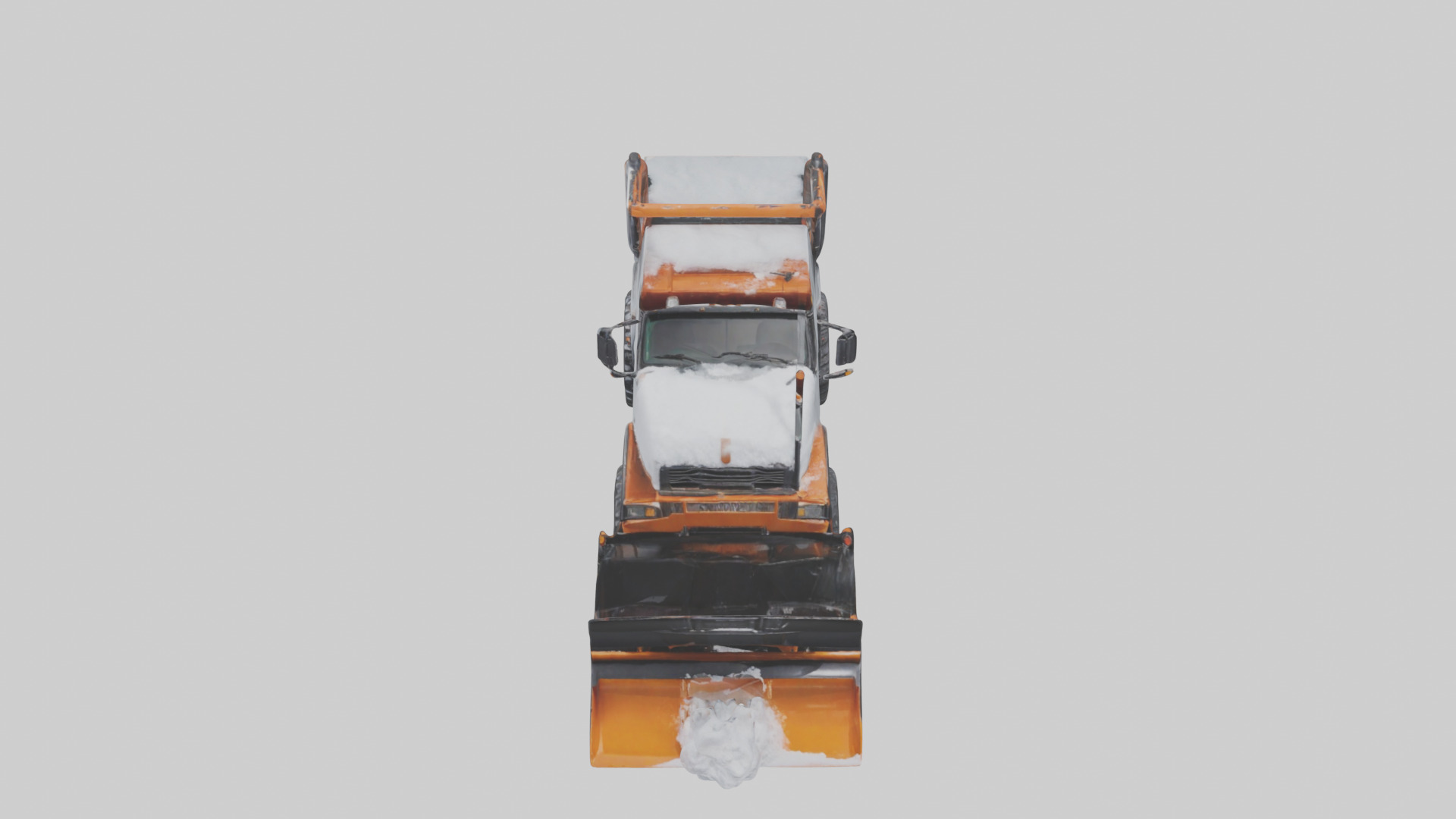 Snowplow Truck model 3D model_16