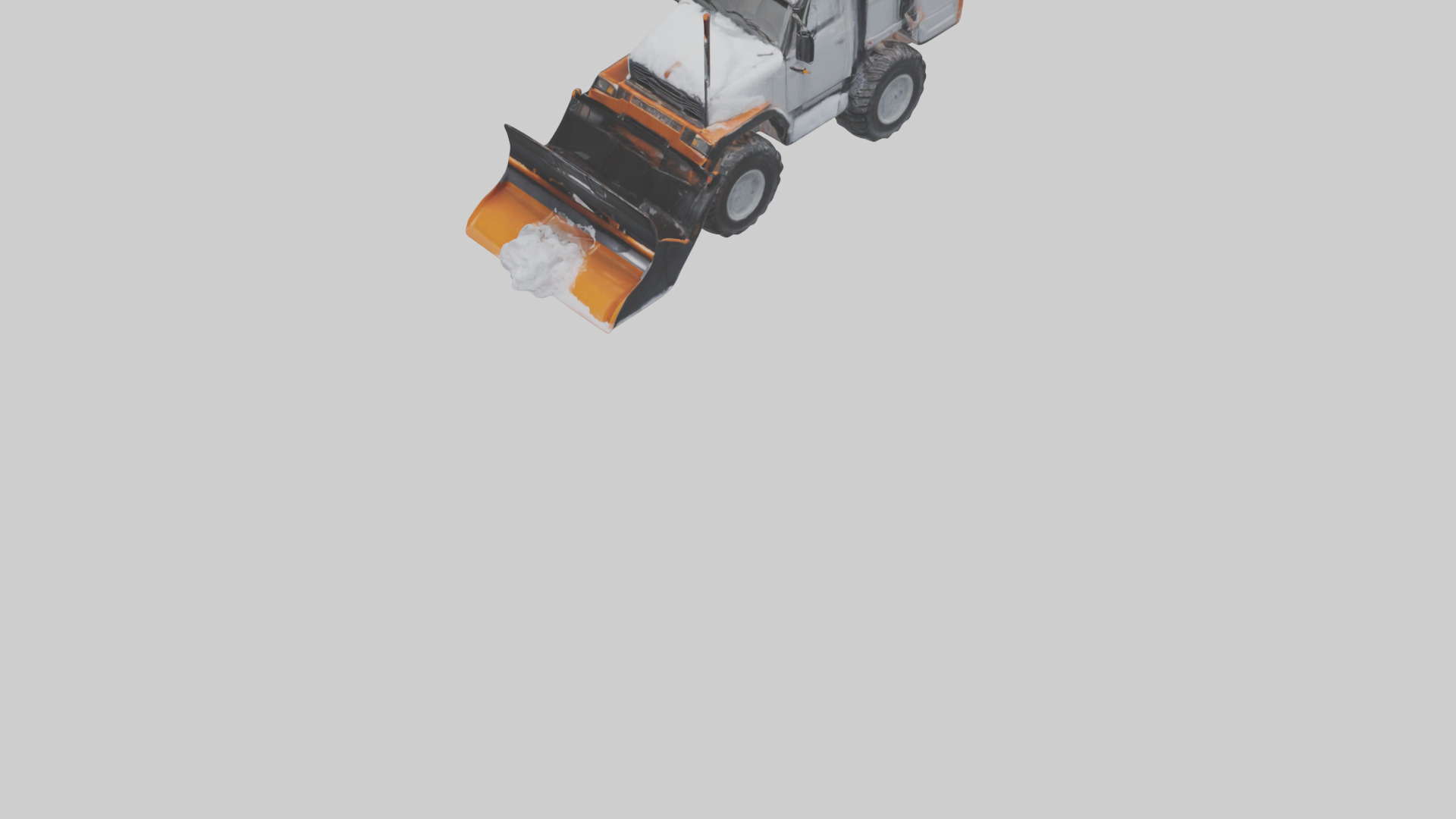 Snowplow Truck model 3D model_7