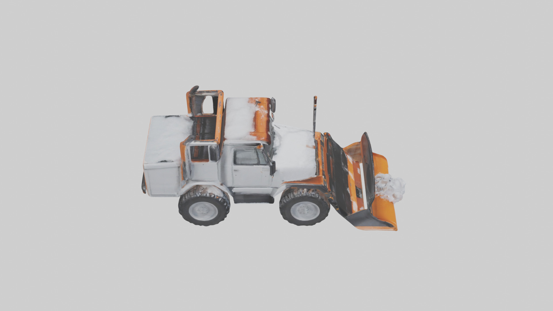 Snowplow Truck model 3D model_18