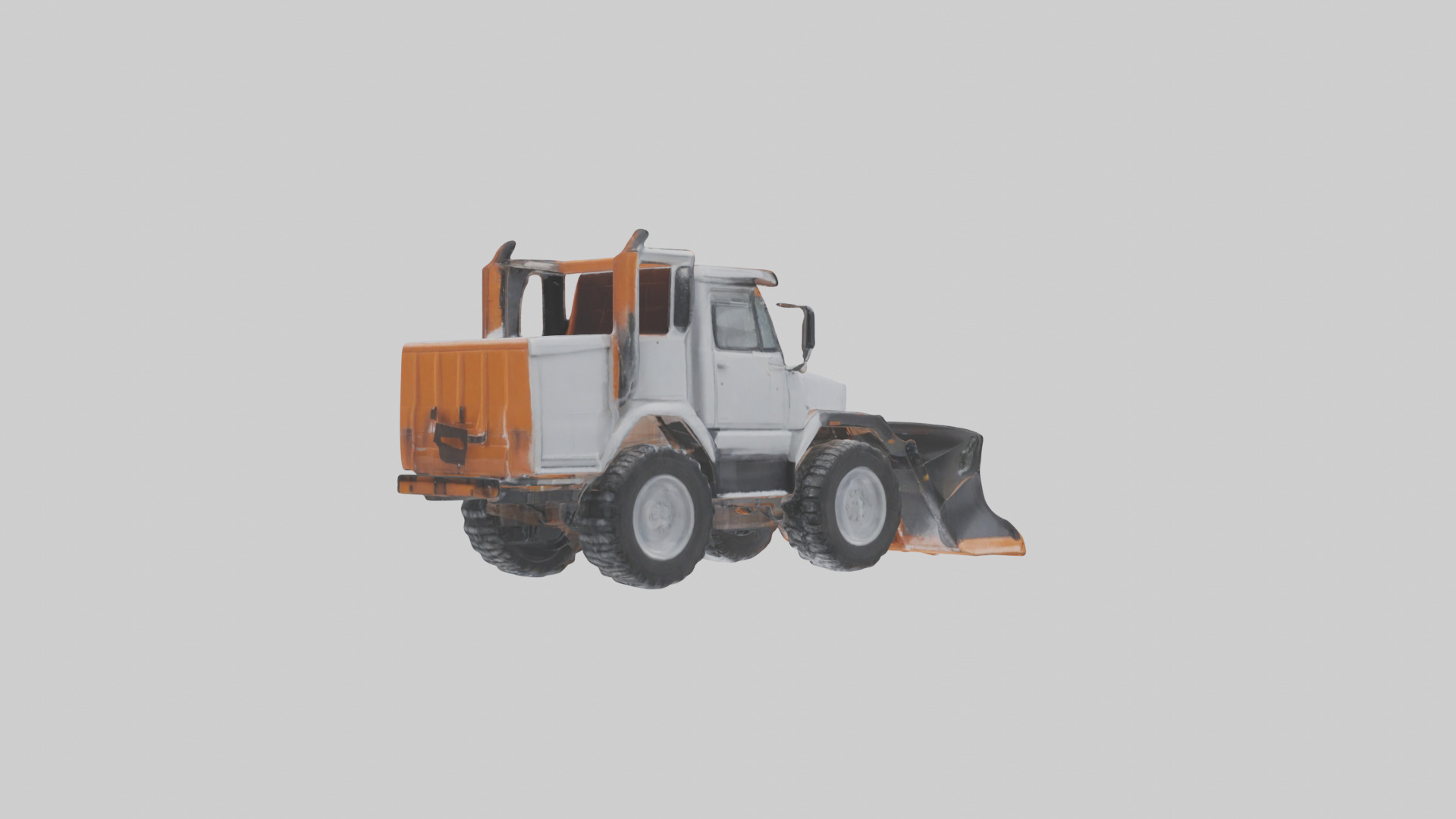 Snowplow Truck model 3D model_4