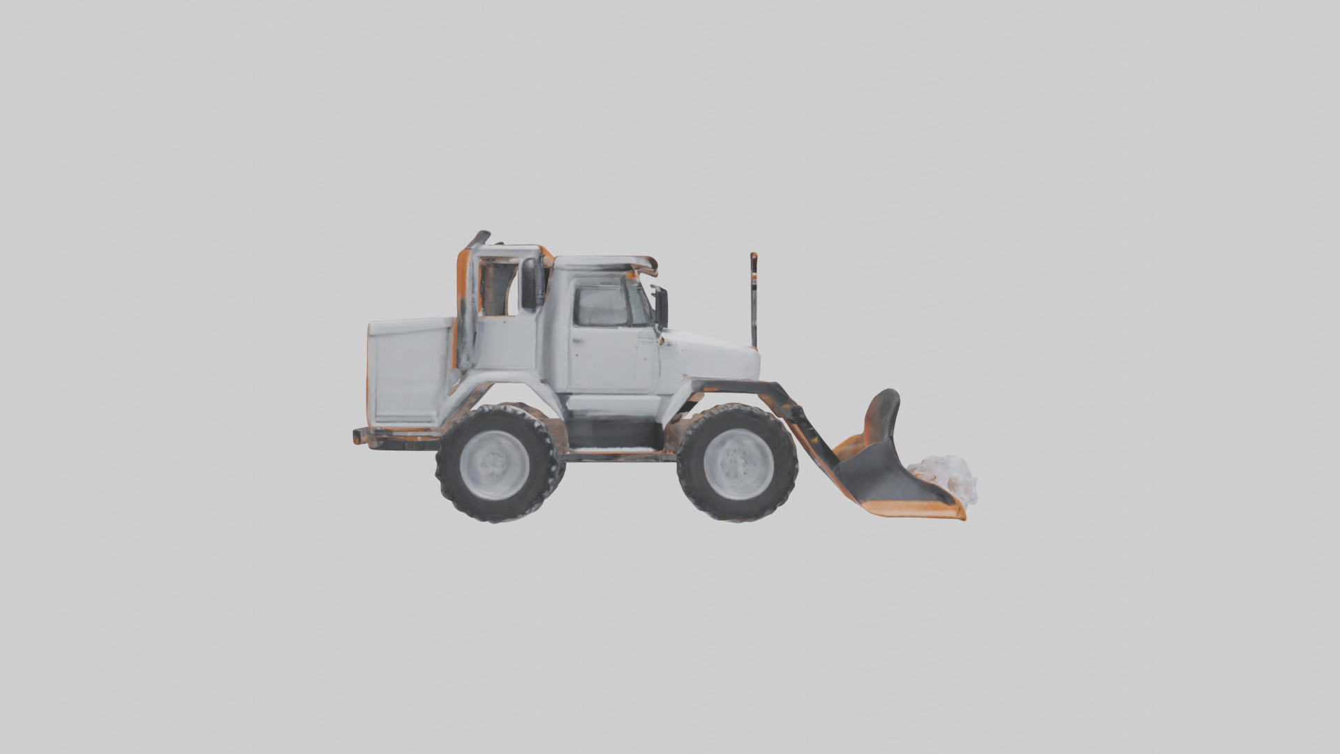 Snowplow Truck model 3D model_13