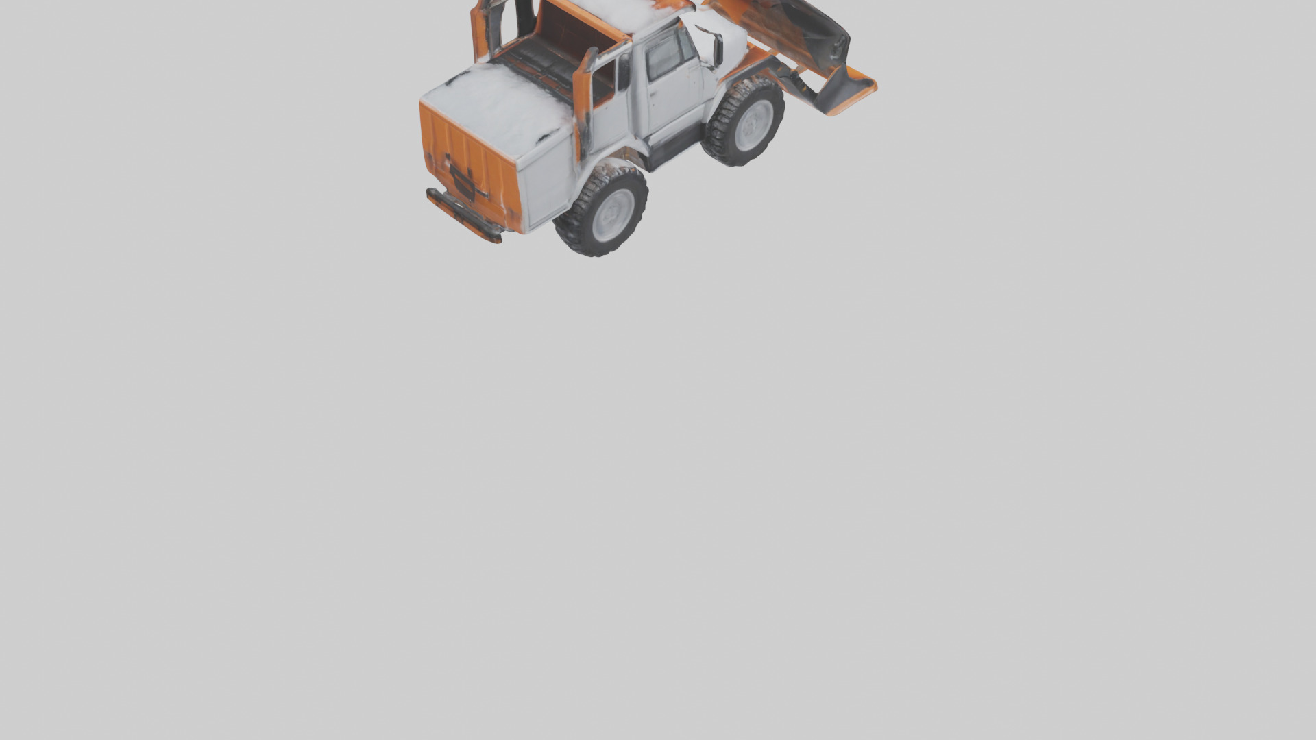 Snowplow Truck model 3D model_6