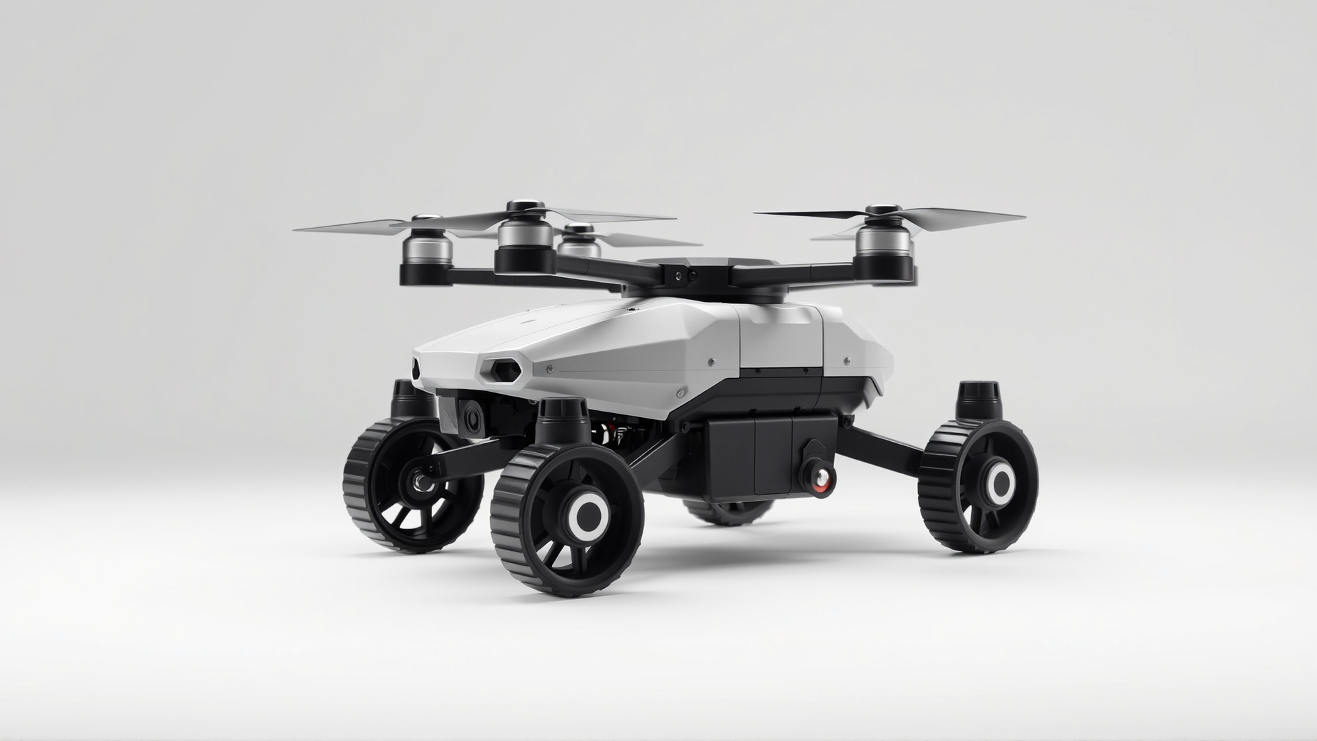 Compact Urban Sweeper Drone model pack Low-poly 3D model_6