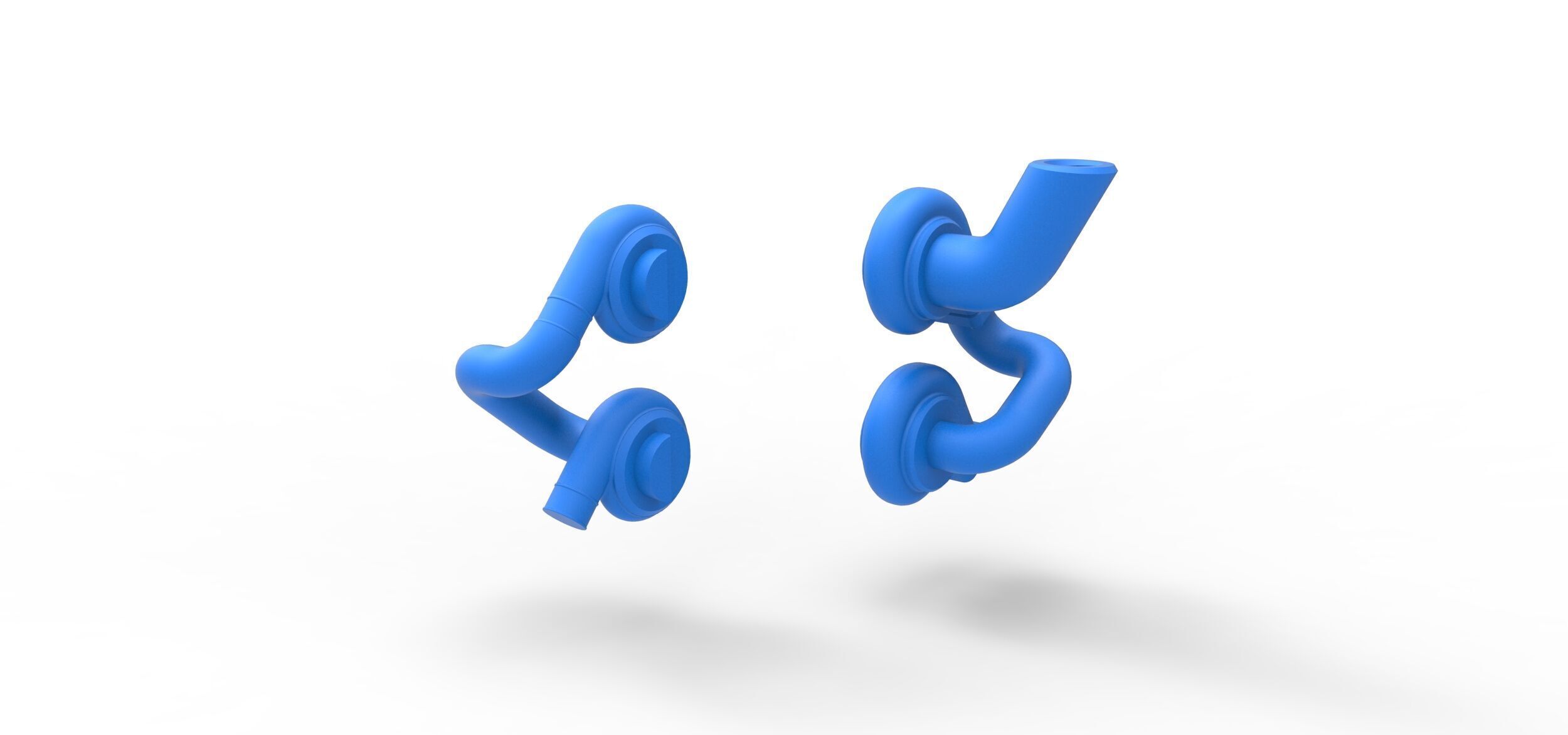 Turbocharger Version 2 Scale 1 to 25 3D print model_12