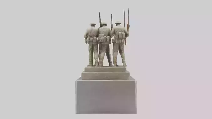 Soldiers of Freedom Statue model