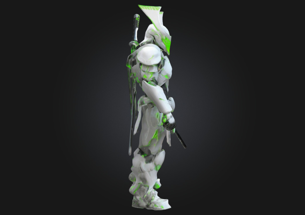 Genji Highly Detailed 3D Printable Figurine Overwatch 3D print model_4