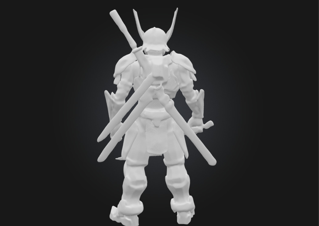 Genji Highly Detailed 3D Printable Figurine Overwatch 3D print model_7