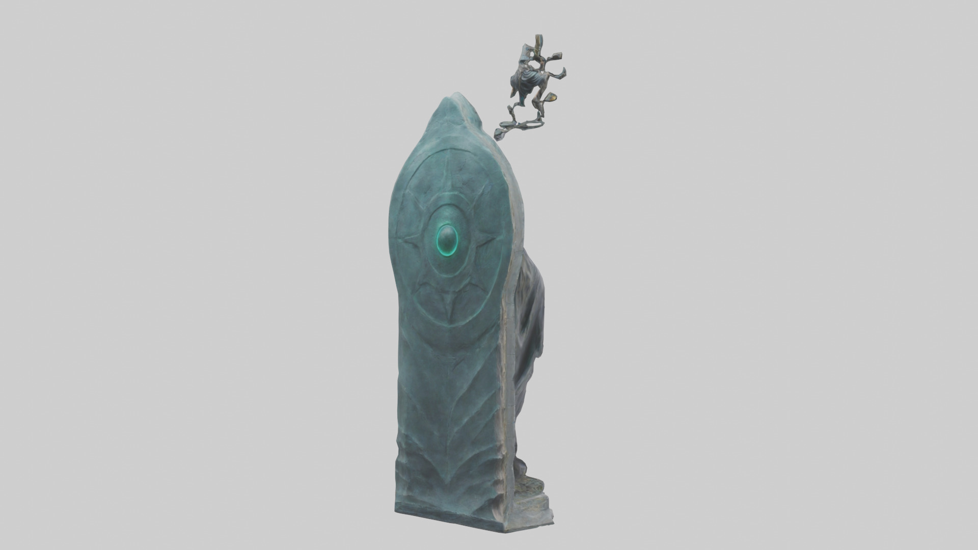 Sorcerers Vision statue model 3D model_5