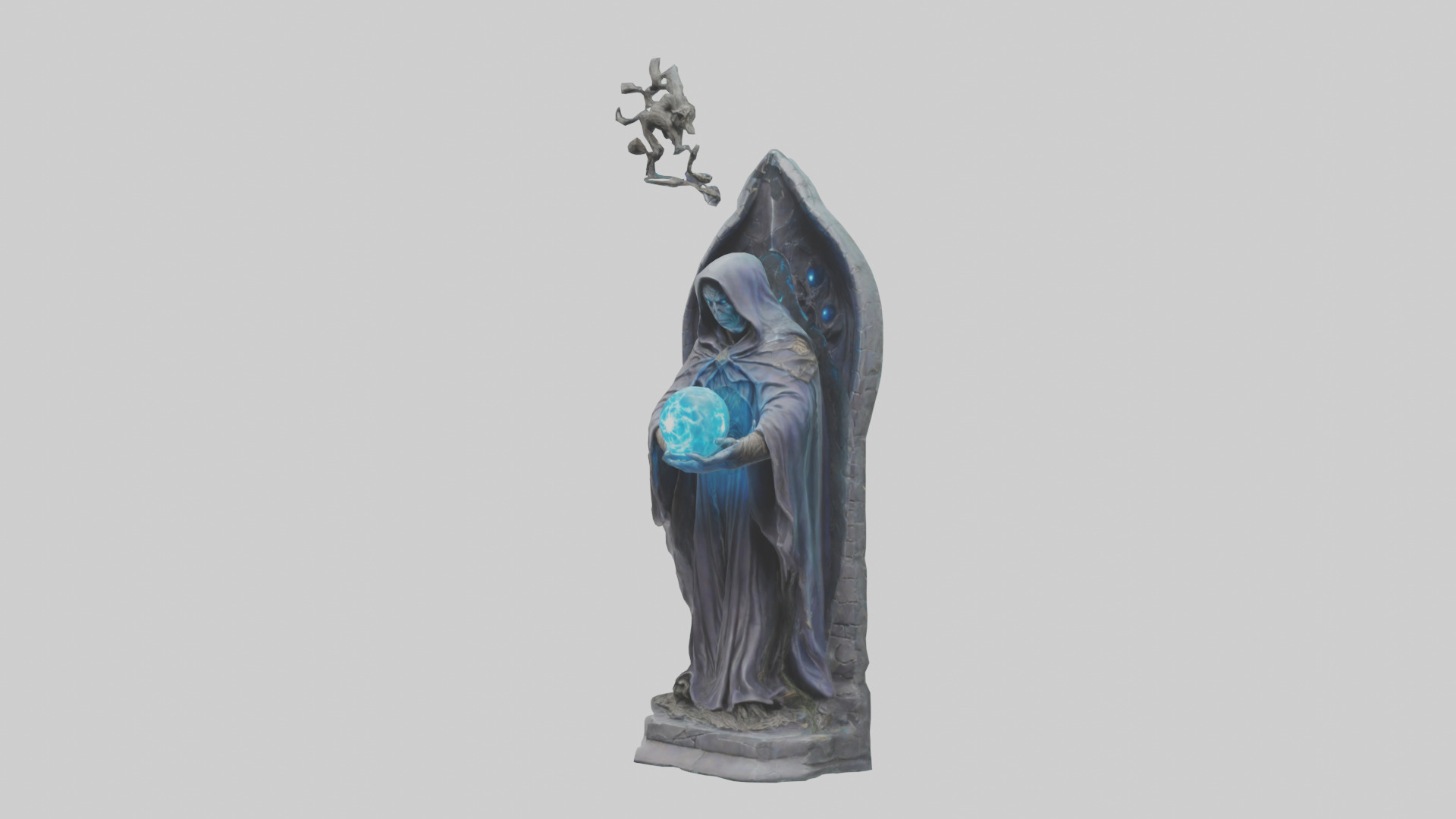 Sorcerers Vision statue model 3D model_10