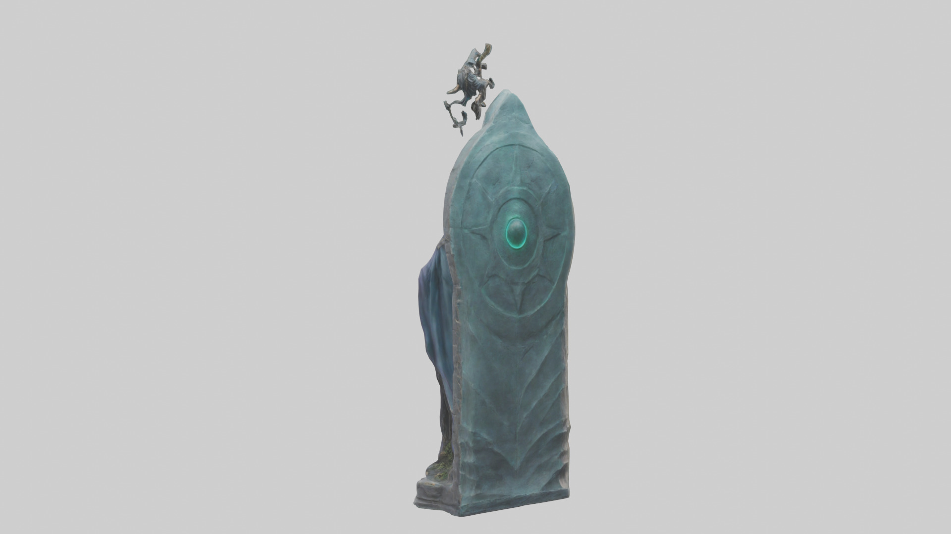 Sorcerers Vision statue model 3D model_4