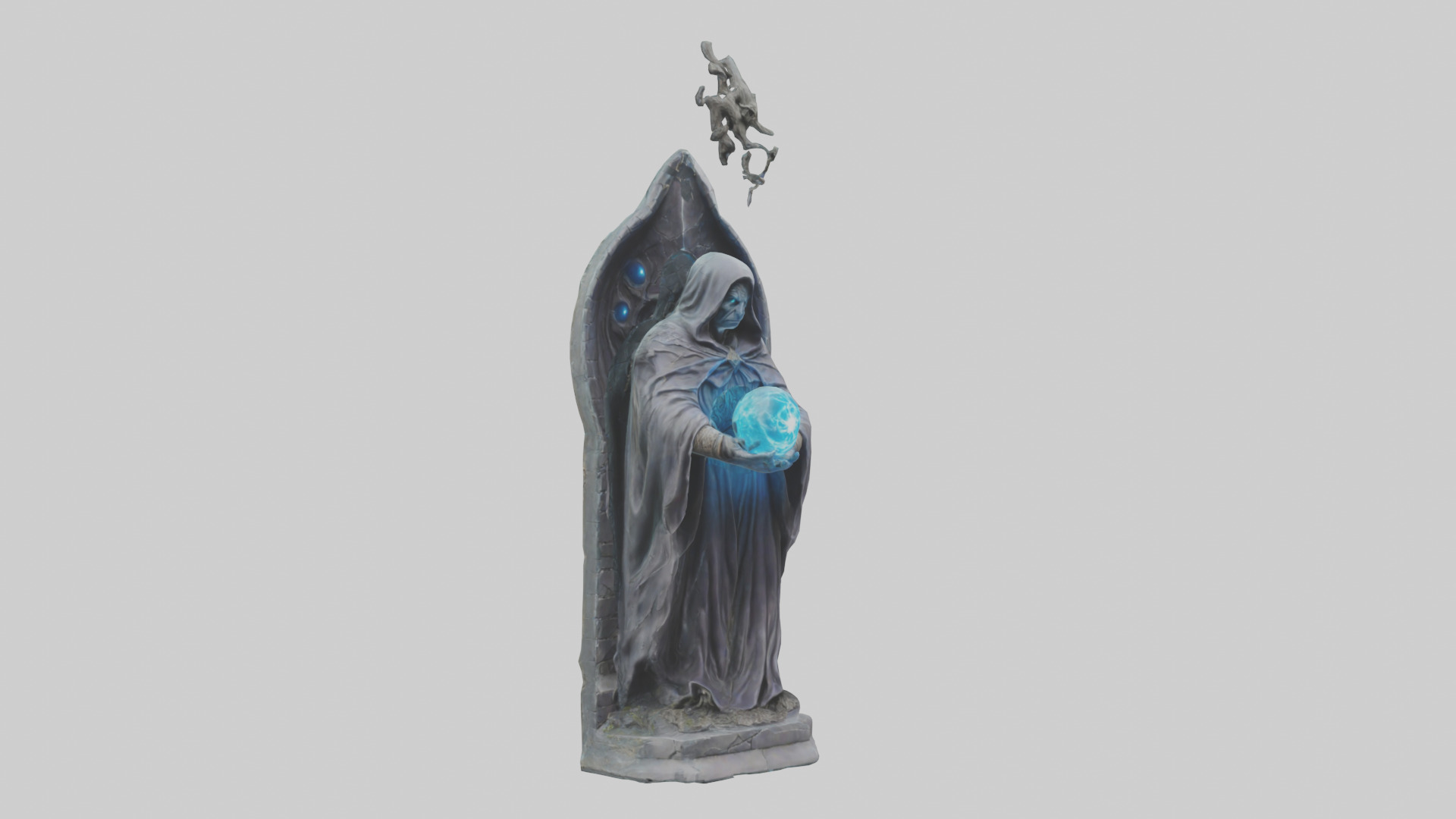 Sorcerers Vision statue model 3D model_2