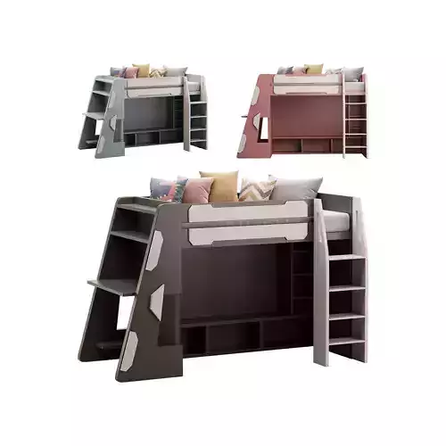 X Rocker Garrison Kids Wooden Gaming High