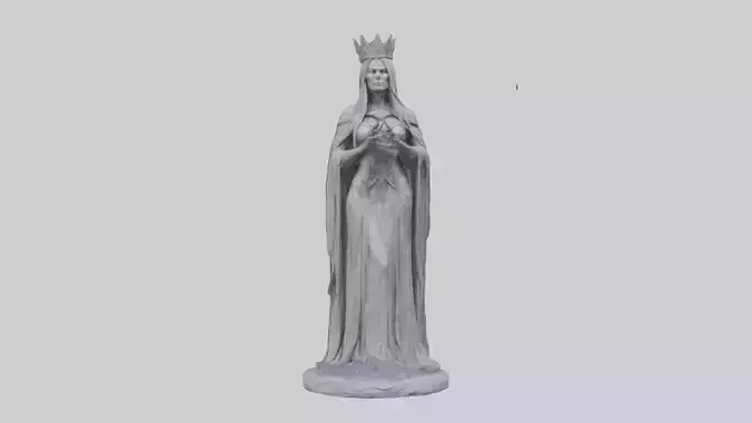 Sorcery Queen statue model