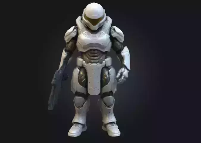 Prophet  Highly Detailed 3D Printable Figurine Crysis