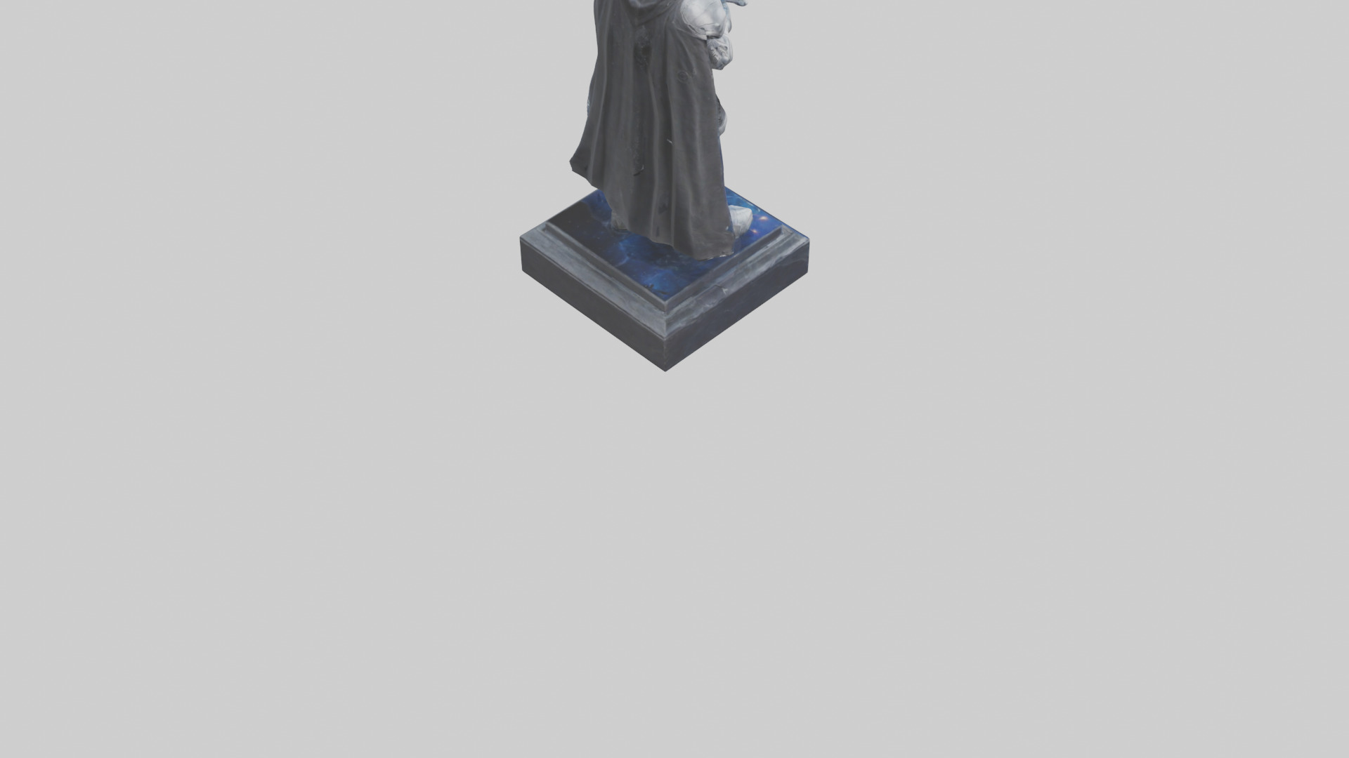 Space Knight statue model 3D model_7