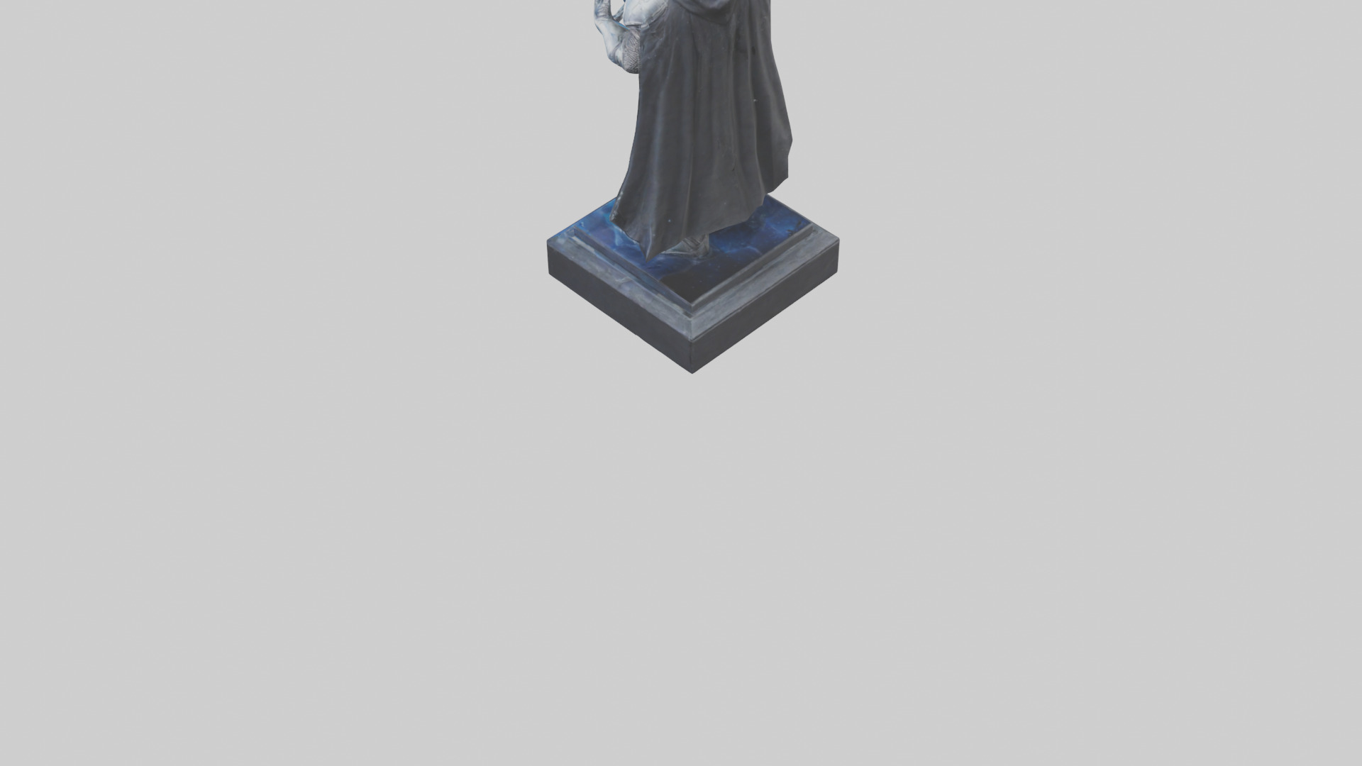 Space Knight statue model 3D model_6