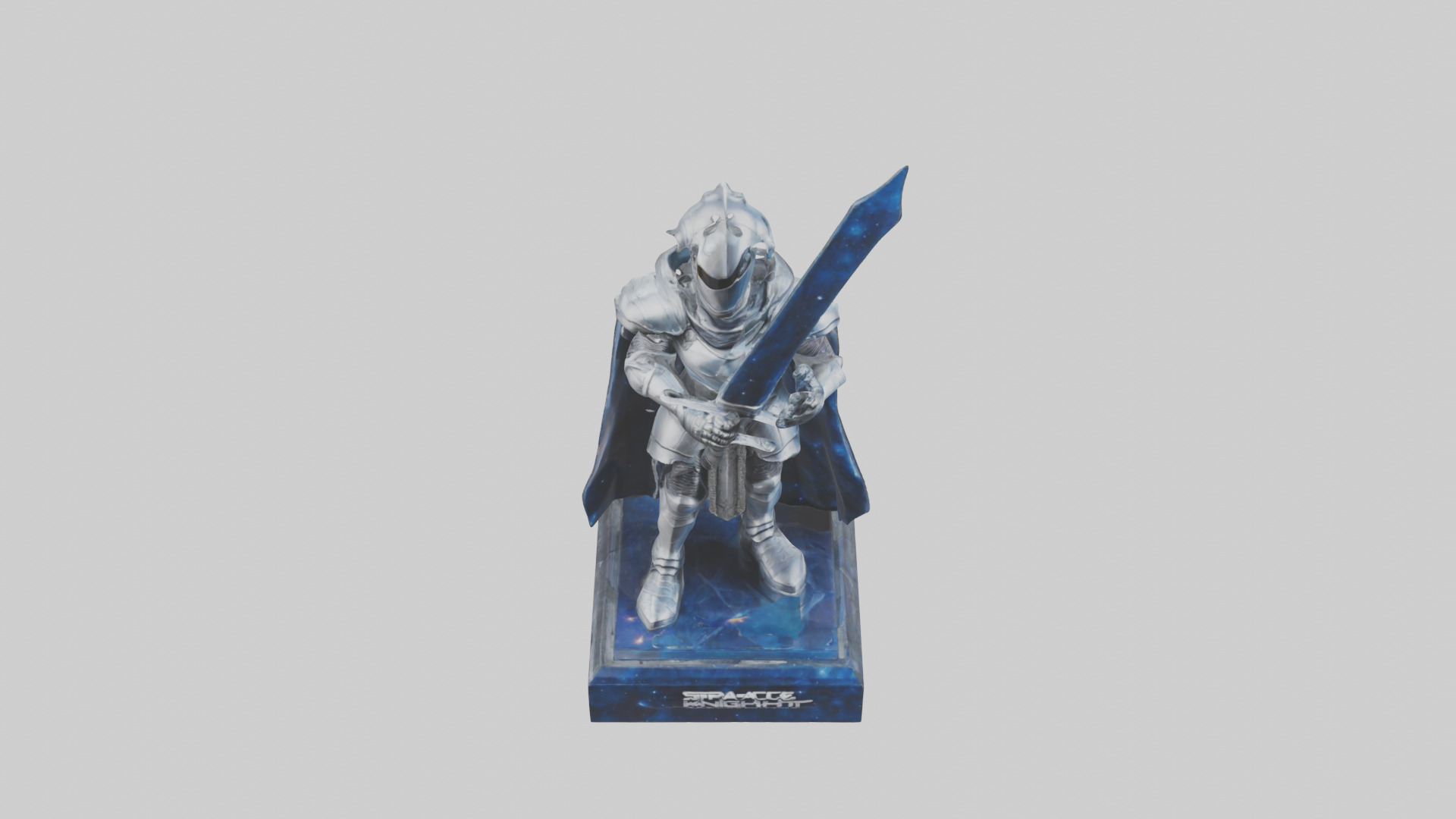 Space Knight statue model 3D model_16