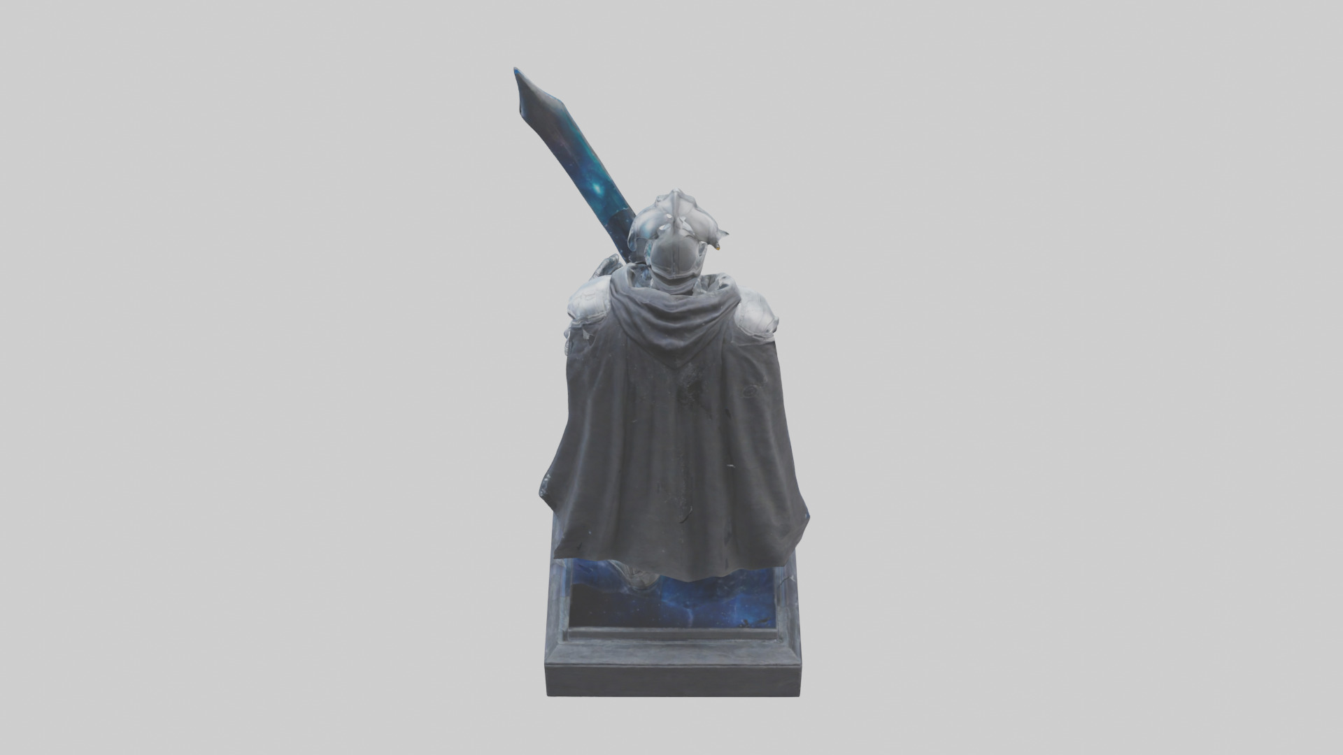 Space Knight statue model 3D model_15