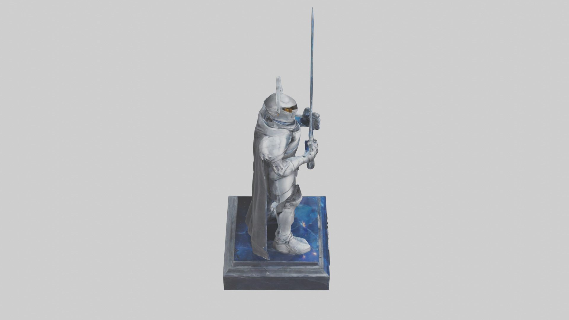 Space Knight statue model 3D model_18