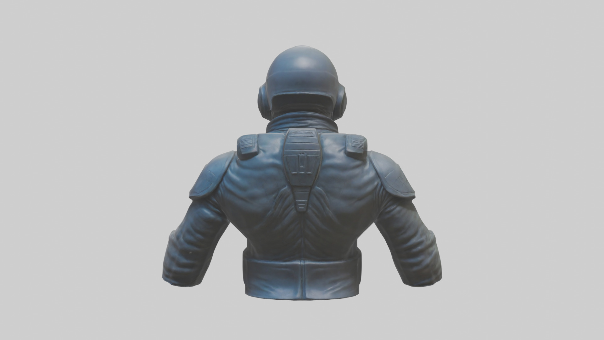 Space Knight statue model 3D model_19