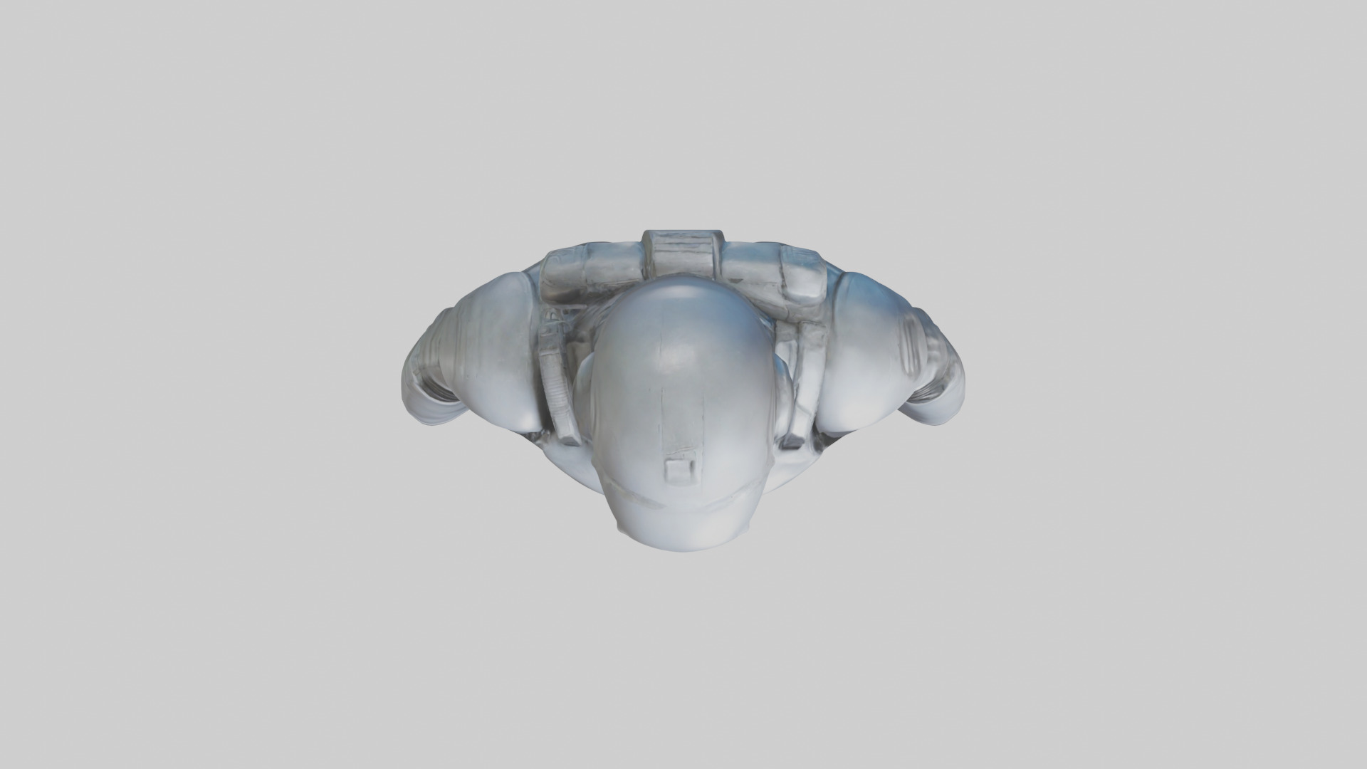 Space Knight statue model 3D model_33