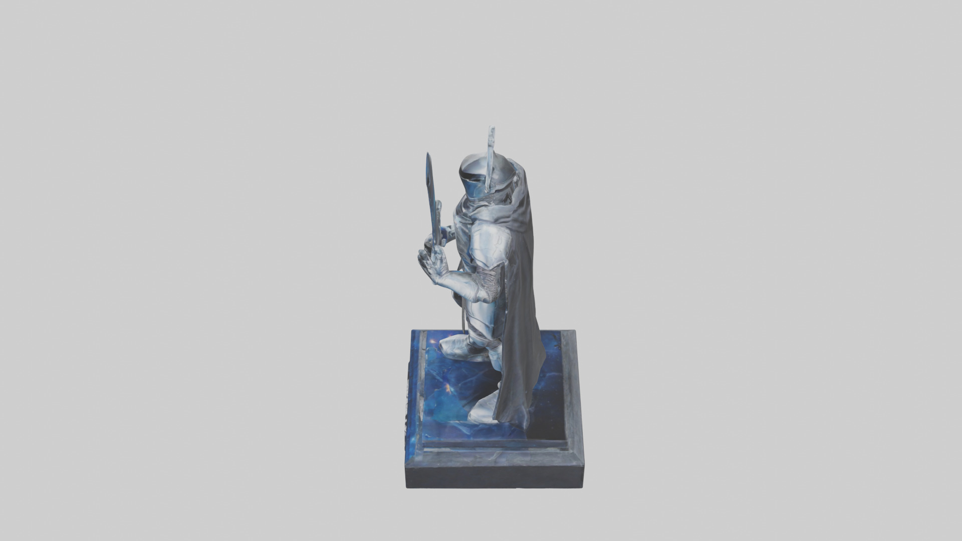 Space Knight statue model 3D model_17