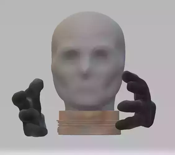 Decapitron Morph Head with hands Puppet Master Movie 3D print model