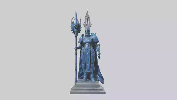 Space Warden statue model