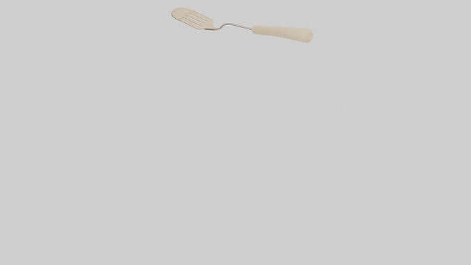 Spatula model 3D model 6