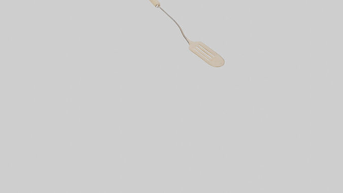 Spatula model 3D model 7
