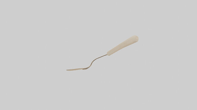 Spatula model 3D model 4