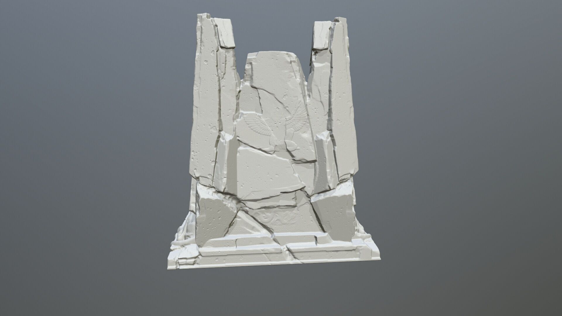 print lion throne 3D print model_5