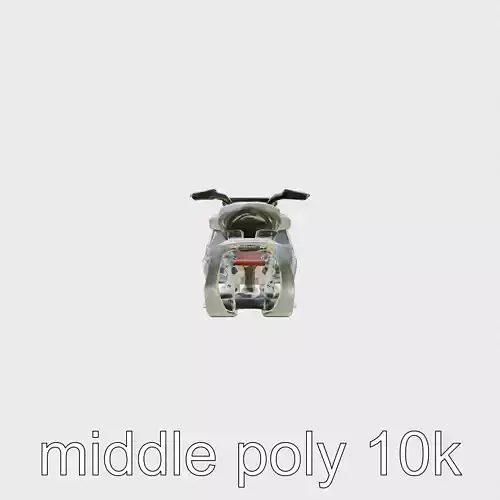 Sleek Snow Racing Sled TripleSki Model Pack