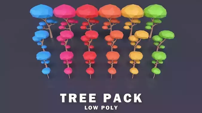 Tree Pack Low Poly