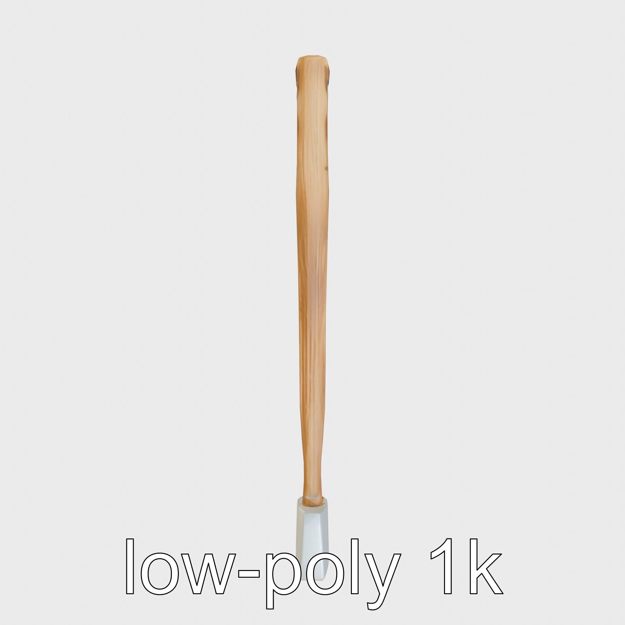 Steel Ice Axe Classic Model Pack Low-poly 3D model_7