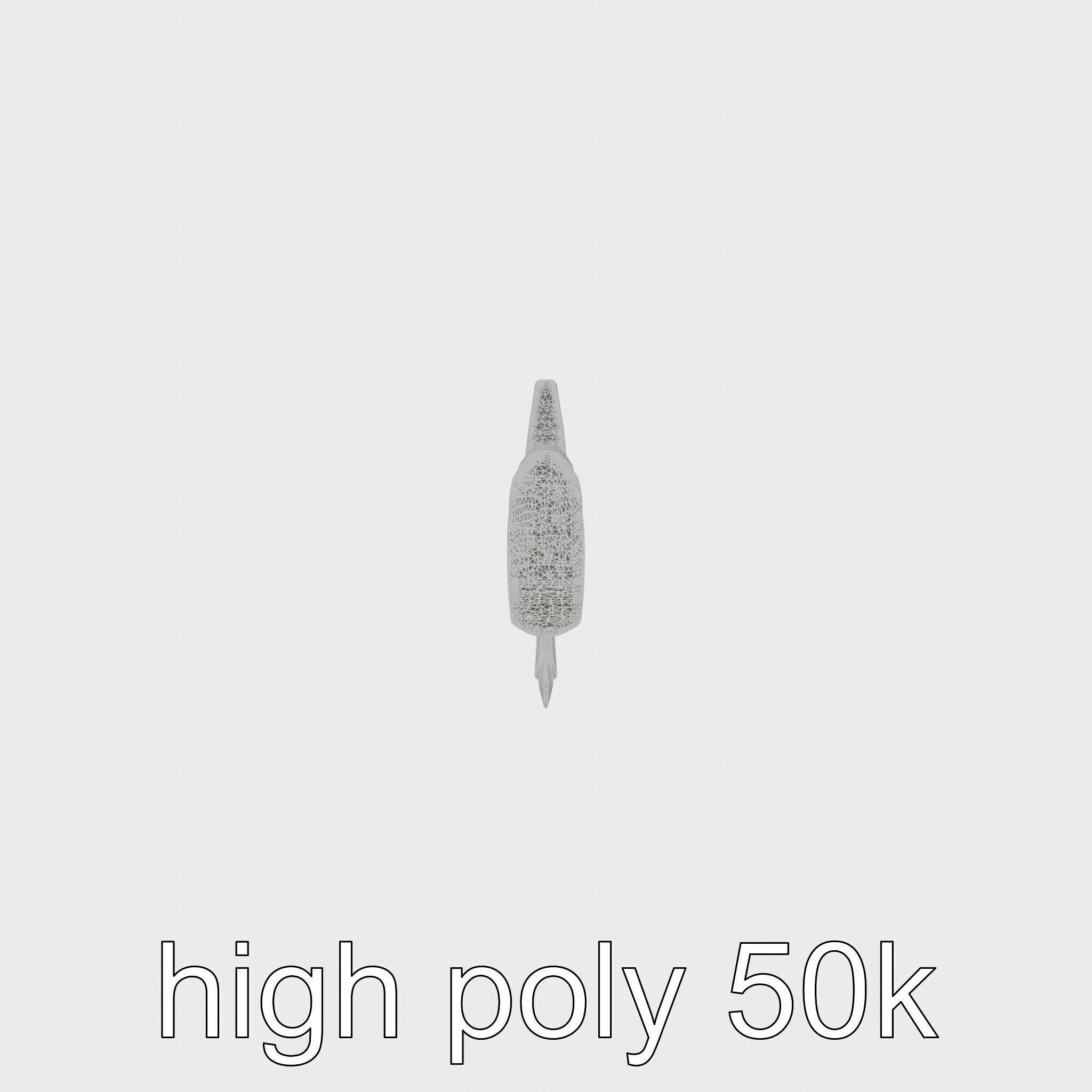 Steel Ice Axe Classic Model Pack Low-poly 3D model_8