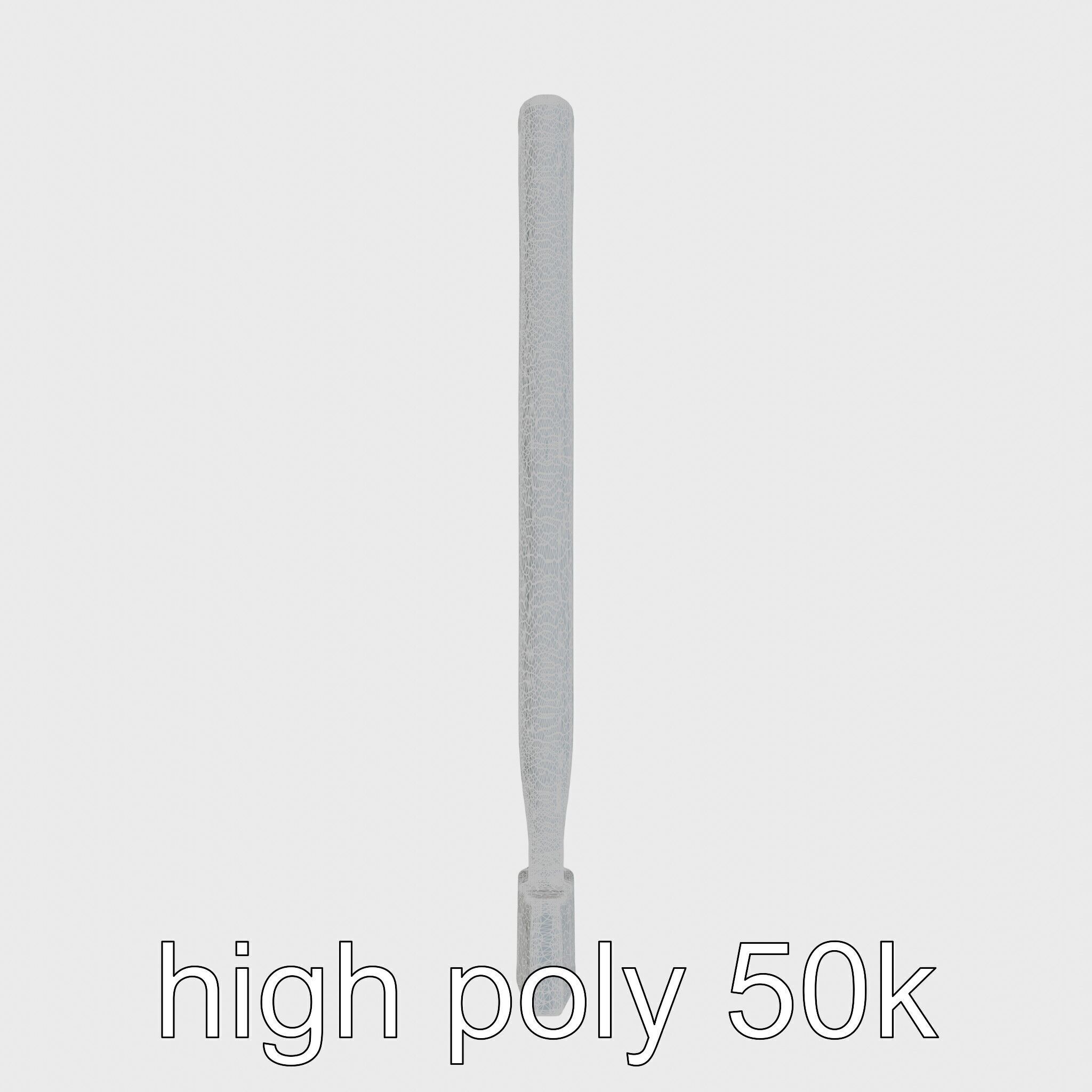 Steel Ice Axe Classic Model Pack Low-poly 3D model_24