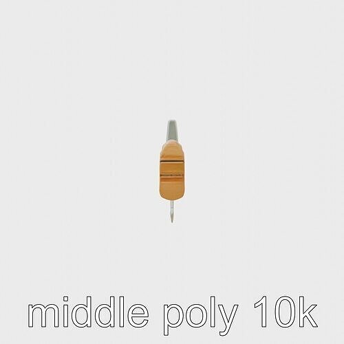 Steel Ice Axe Classic Model Pack Low-poly 3D model