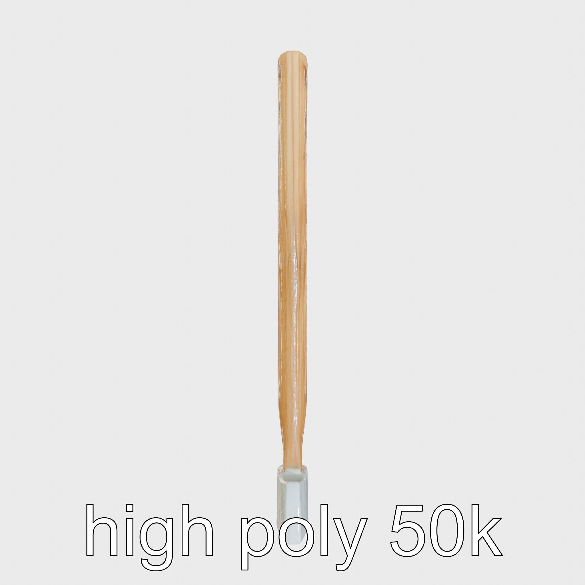 Steel Ice Axe Classic Model Pack Low-poly 3D model_19