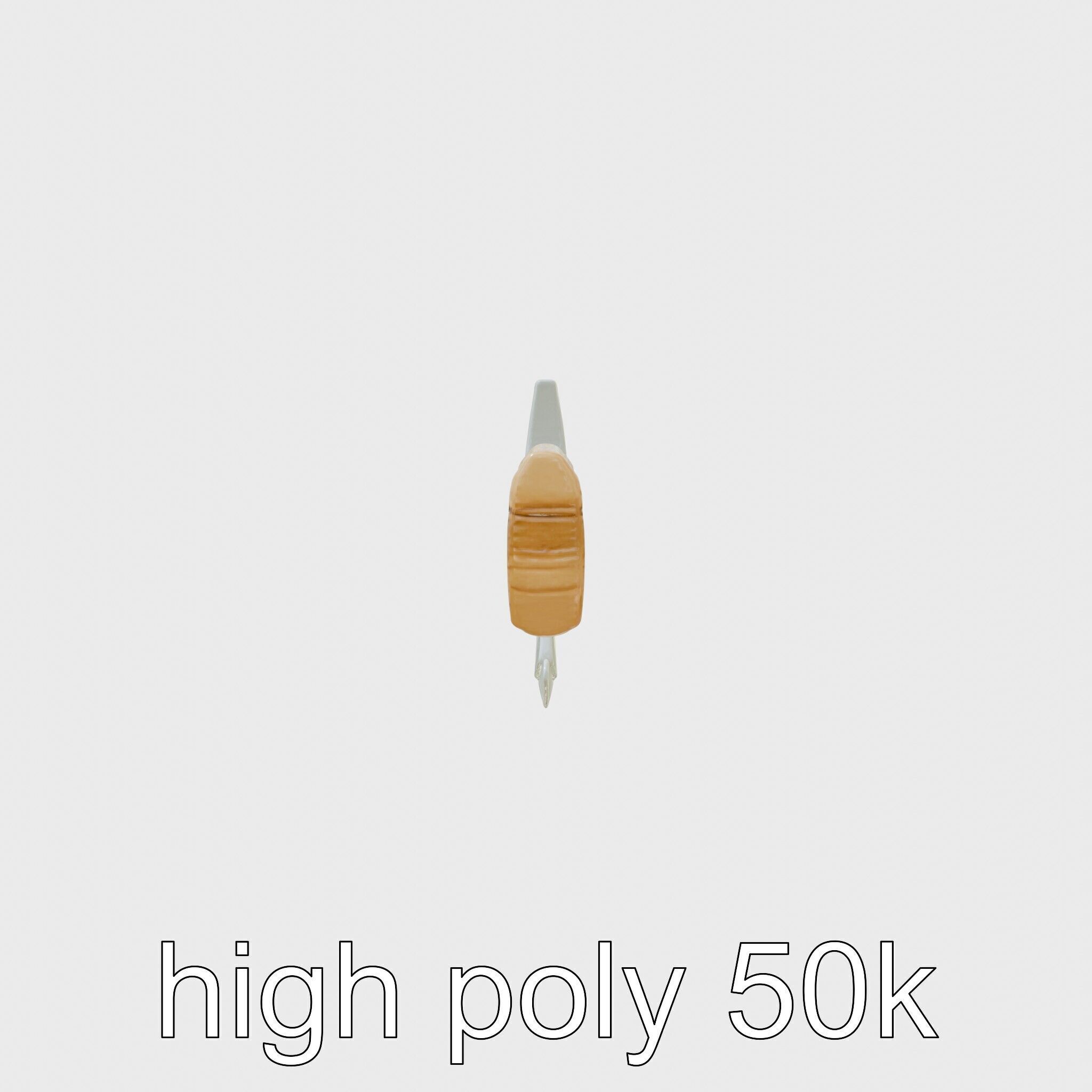 Steel Ice Axe Classic Model Pack Low-poly 3D model_5