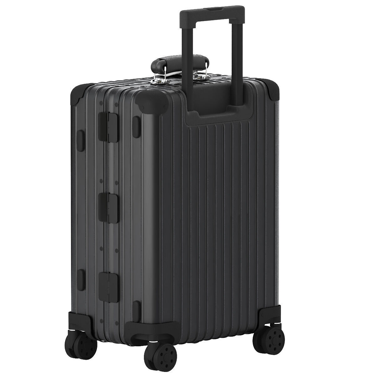 suitcase rimowa classic cabin in black 3D model_5
