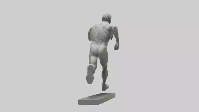 Sprinter in MidStep statue model