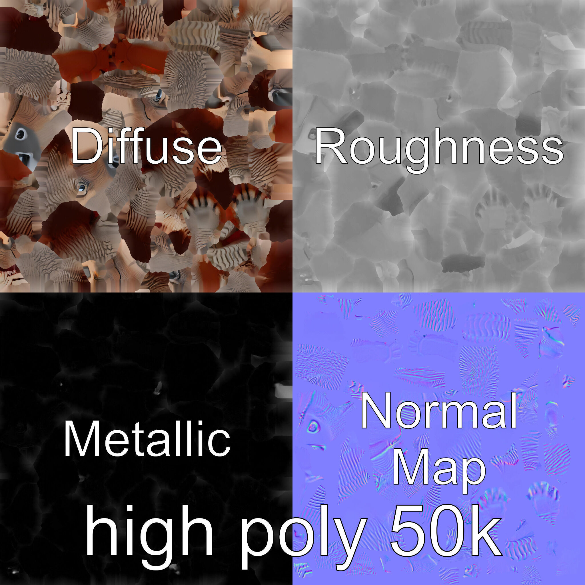 Aardvark Burrowed Rest Model Pack Low-poly 3D model_31