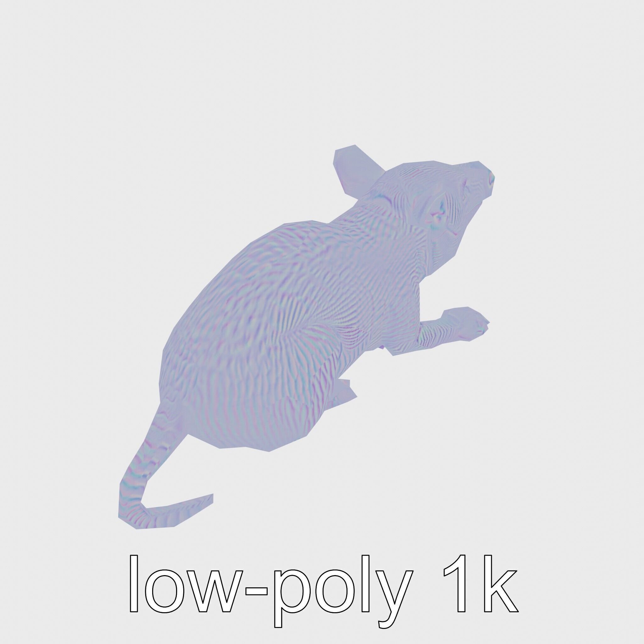 Aardvark Burrowed Rest Model Pack Low-poly 3D model_24