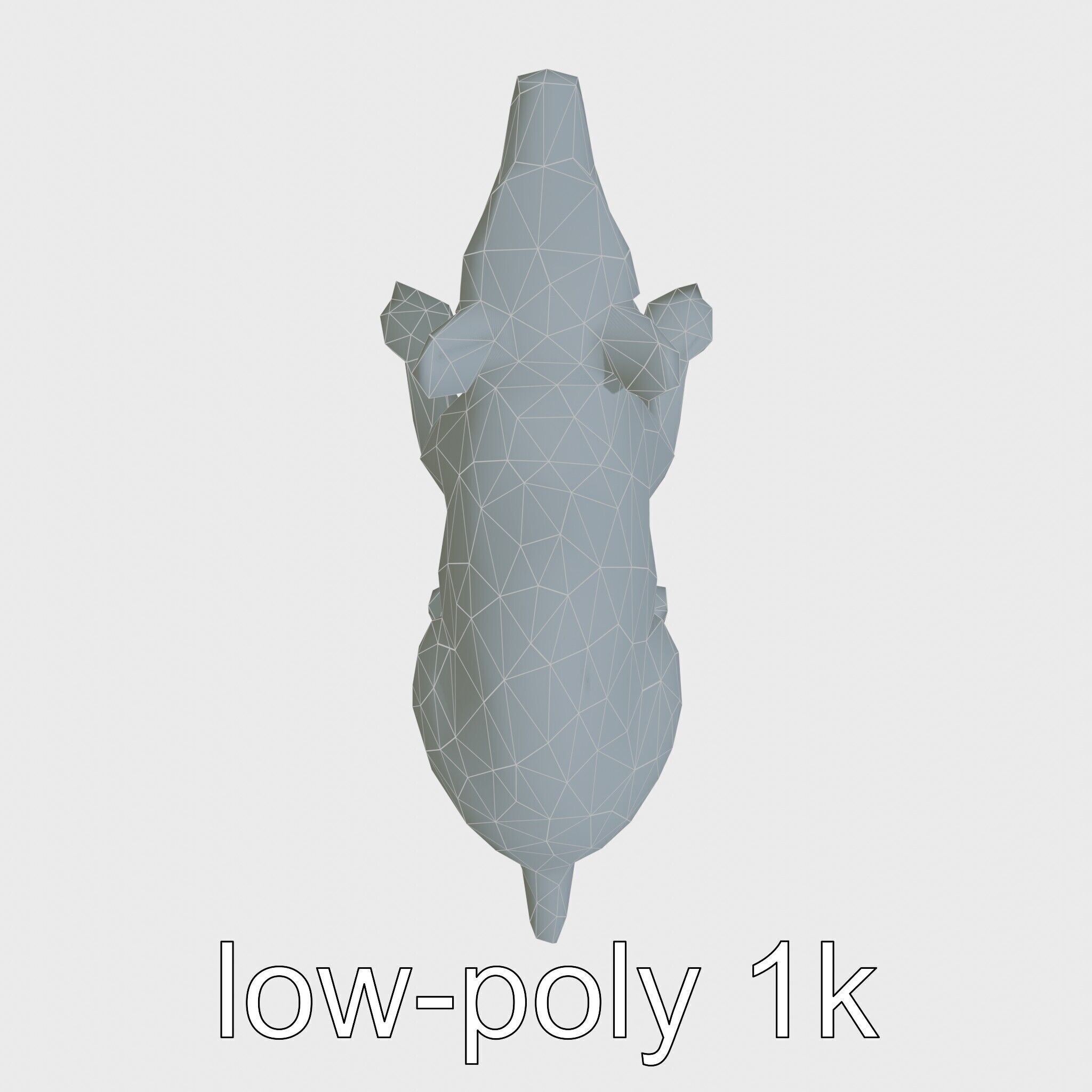 Aardvark Burrowed Rest Model Pack Low-poly 3D model_15