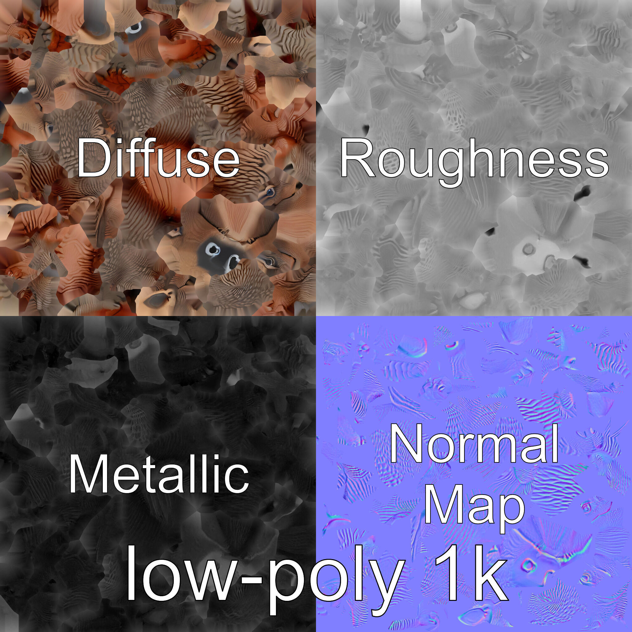 Aardvark Burrowed Rest Model Pack Low-poly 3D model_4