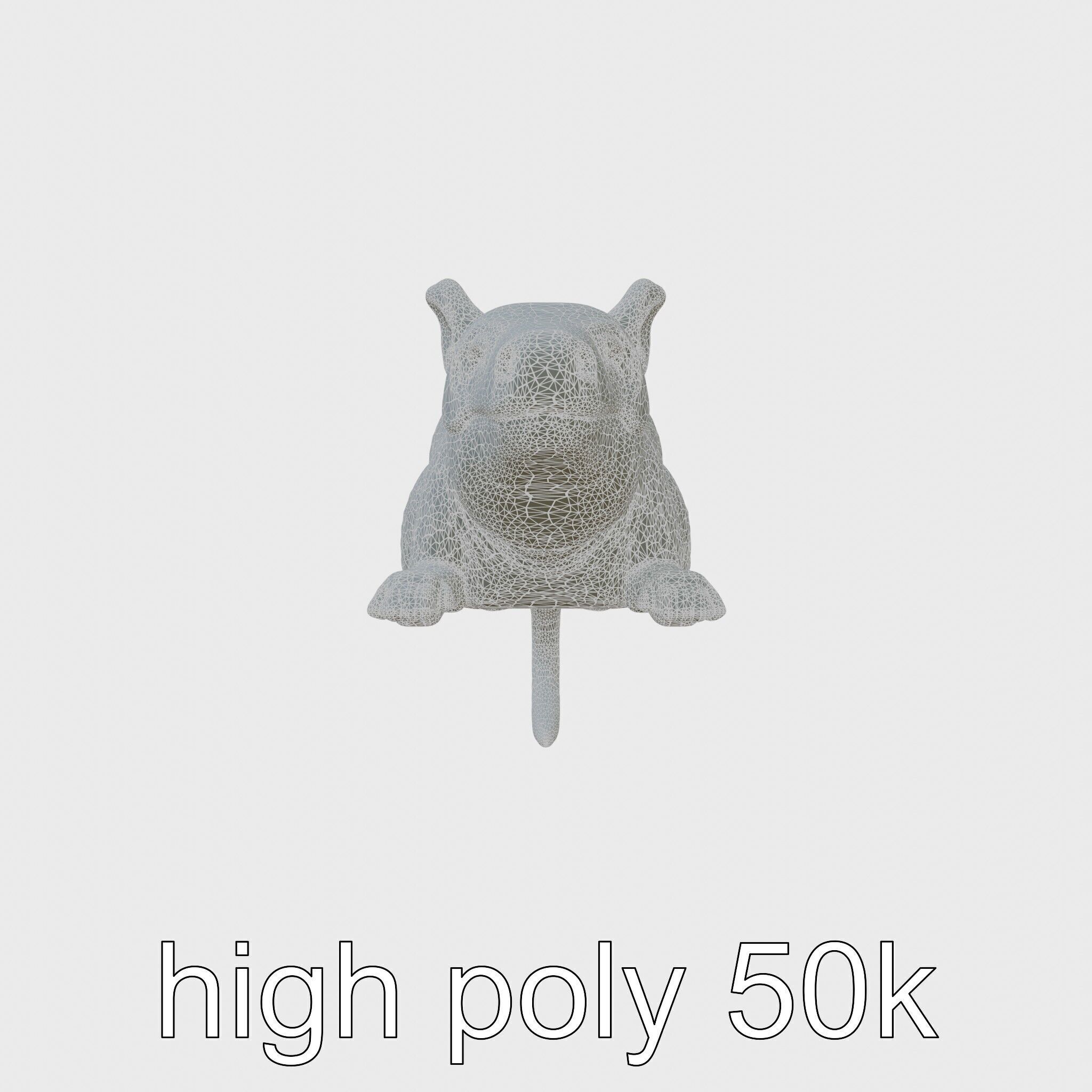 Aardvark Burrowed Rest Model Pack Low-poly 3D model_8
