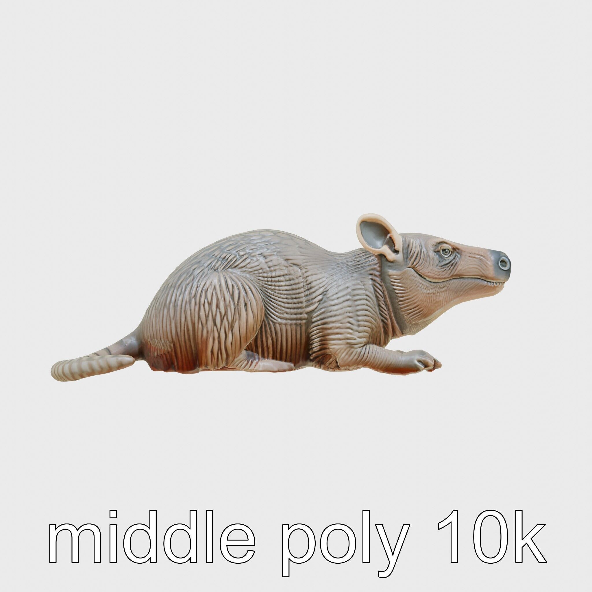 Aardvark Burrowed Rest Model Pack Low-poly 3D model_32