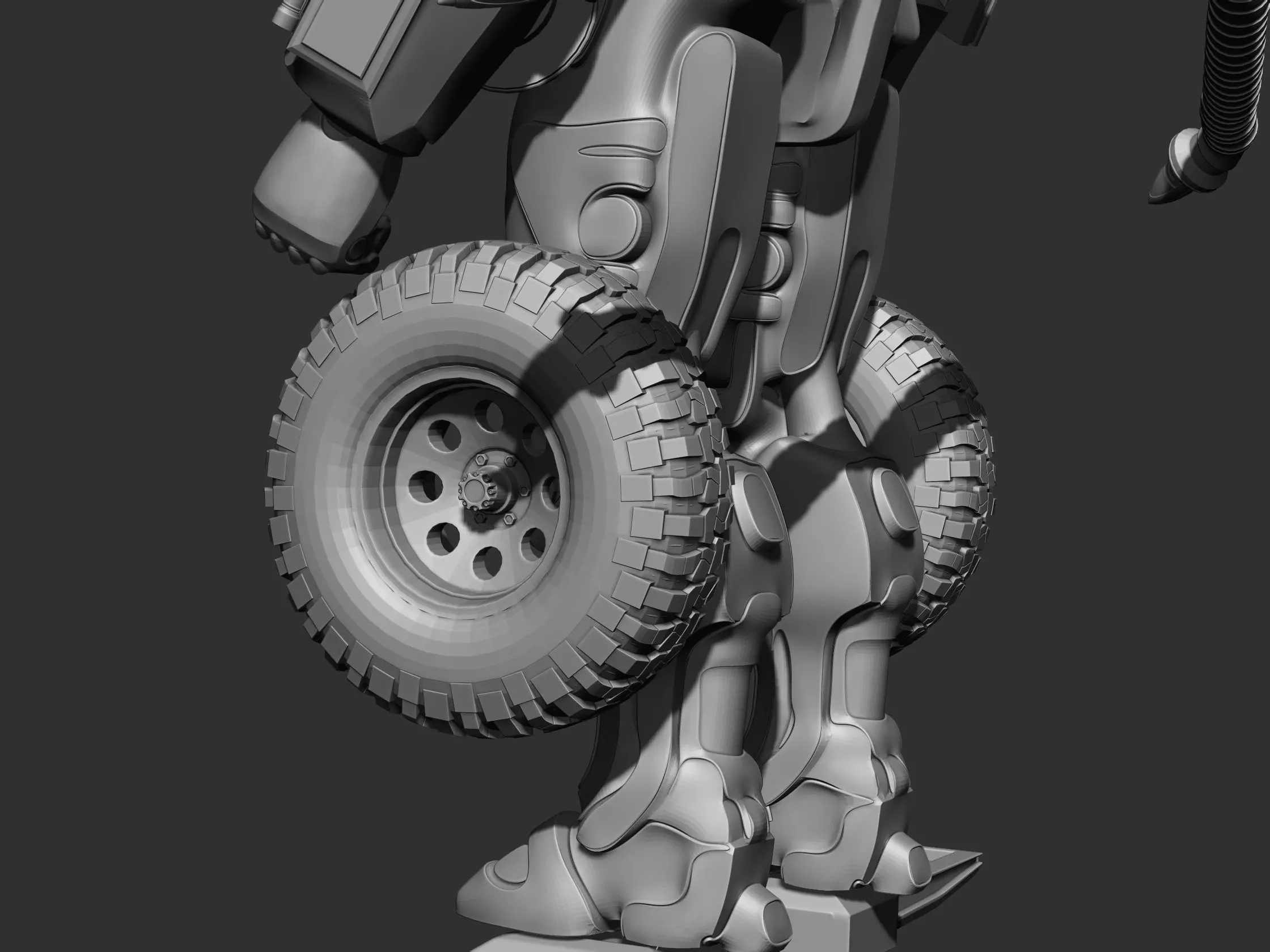 Splinter Robotics Low-poly 3D model_1