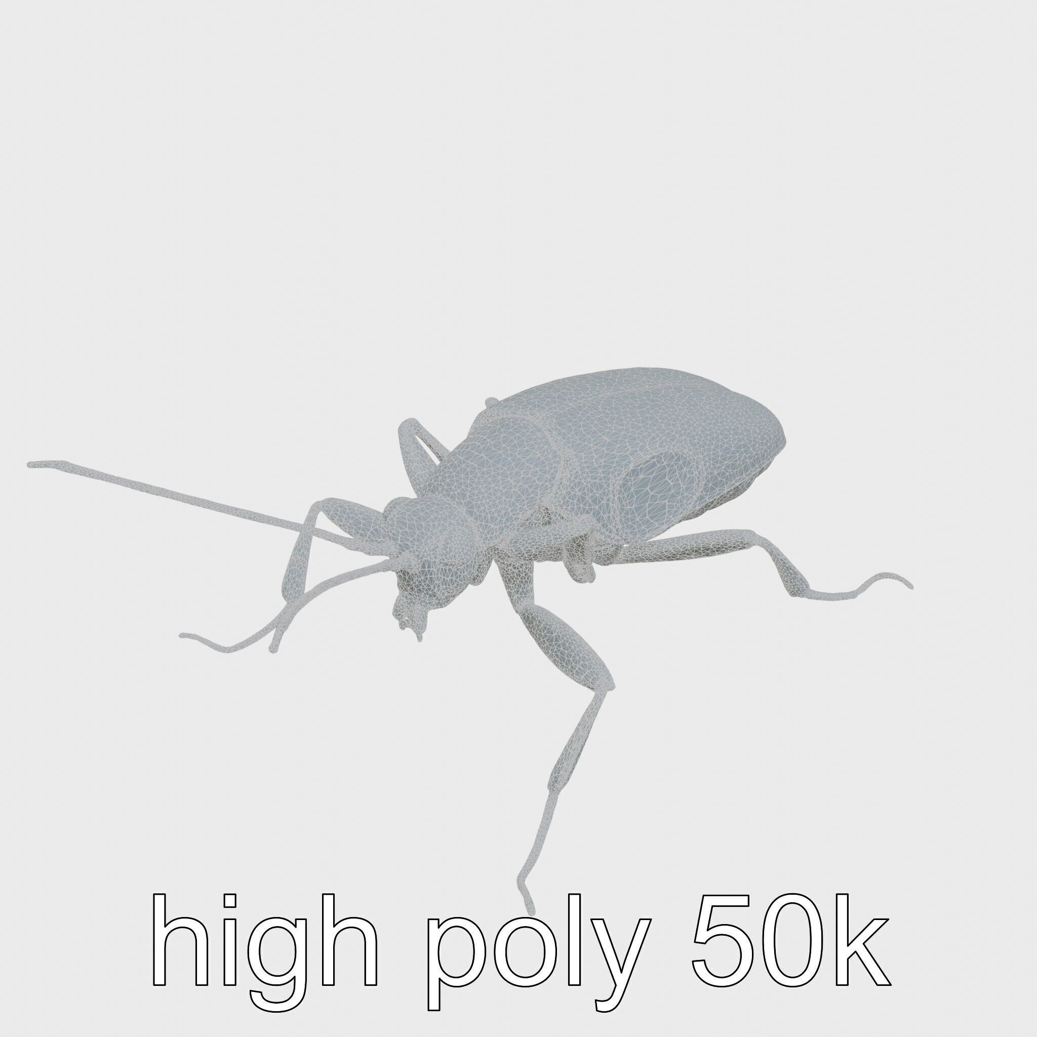 Cockroach Custodian 3D model pack with stylized legs Low-poly 3D model_15